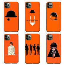 Заводной оранжевый чехол для телефона черный мягкий iPhone 11 Pro Max 6 7