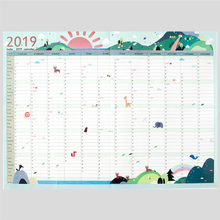 2 шт 2019 настенные календари 365 дней обратный отсчет График