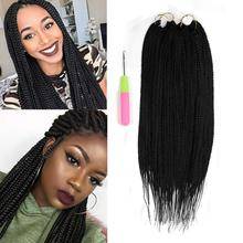 Косички из синтетической ткани черные коричневые красные Омбре